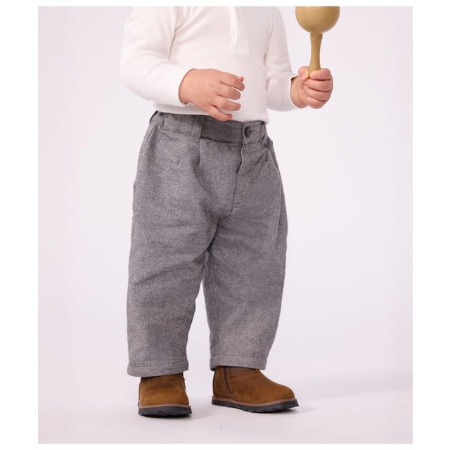 タック入りパンツ （グレー）