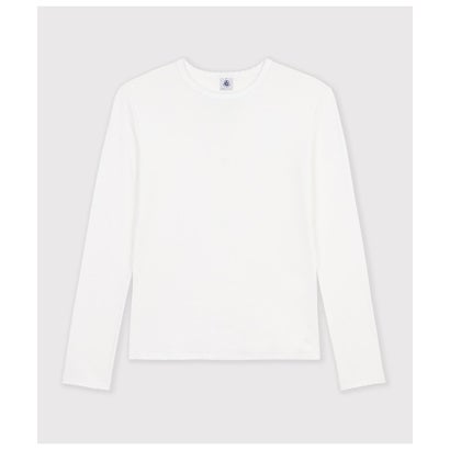 ポワンココット長袖Tシャツ （ホワイト）｜詳細画像