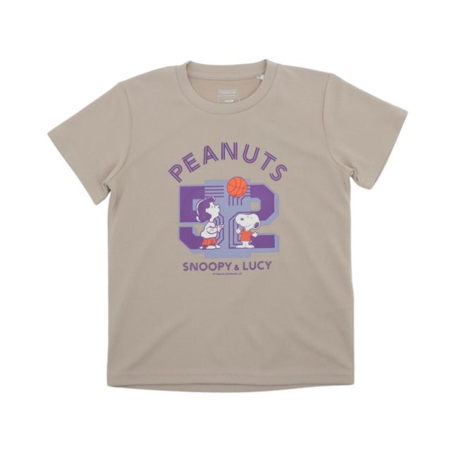 ジュニア 半袖機能Tシャツ ICOOL 遮熱UV グラフィックTシャツ ナンバー TRPN-9C41066TS （ベージュ）