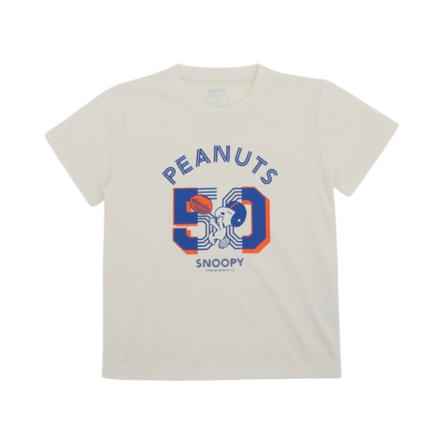 ジュニア 半袖機能Tシャツ ICOOL 遮熱UV グラフィックTシャツ ナンバー TRPN-9C41066TS （オフホワイト）
