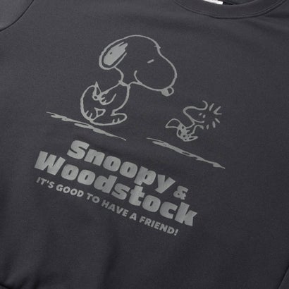 ピーナッツ PEANUTS スウェットトレーナー ドライ裏毛スウェットクルーネック （GREY）｜詳細画像