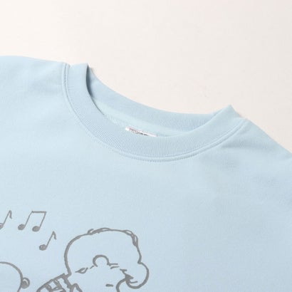 ピーナッツ PEANUTS スウェットトレーナー ドライ裏毛スウェットクルーネック （BLUE）｜詳細画像