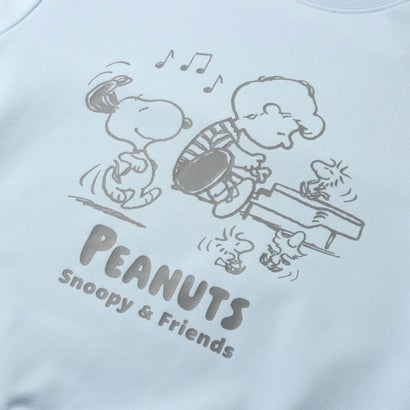 ピーナッツ PEANUTS スウェットトレーナー ドライ裏毛スウェットクルーネック （BLUE）｜詳細画像