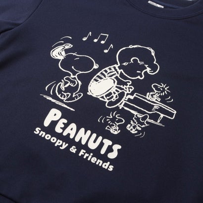 ピーナッツ PEANUTS スウェットトレーナー ドライ裏毛スウェットクルーネック （NAVY）｜詳細画像