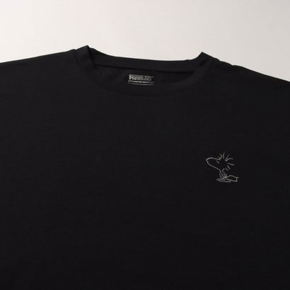 長袖Tシャツ グラフィックロングTシャツ バックプリントPEANUT （ブラック）｜詳細画像