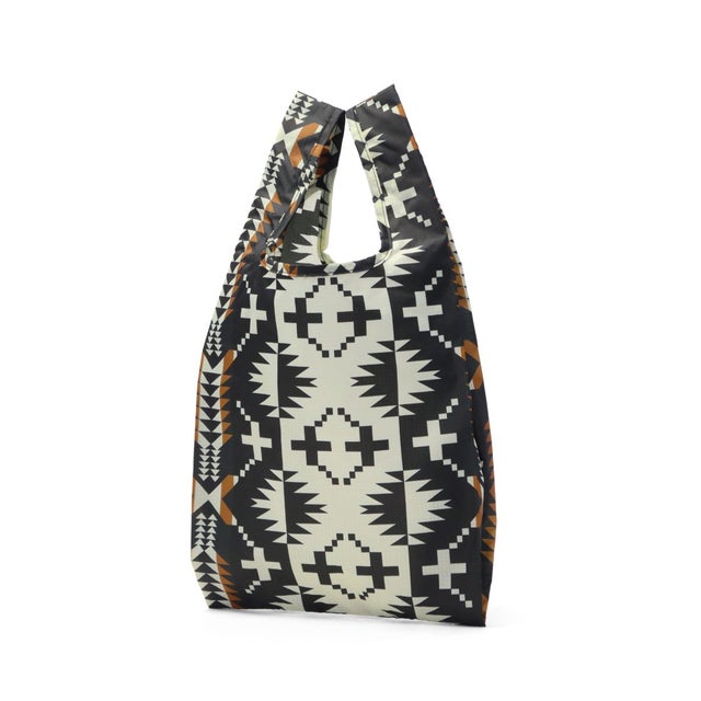 エコバッグ レディース メンズ ブランド 軽量 軽い トートバッグ 折りたたみ ポーチ付き ショッパー コンパクト SHOPPER with POUCH PDT-000-263031 （ブラック）