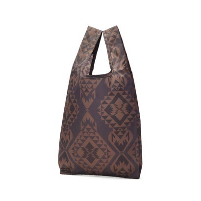 ペンドルトン PENDLETON エコバッグ レディース メンズ ブランド 軽量 軽い トートバッグ 折りたたみ ポーチ付き ショッパー コンパクト SHOPPER with POUCH PDT-000-263031 （ブラウン）｜詳細画像