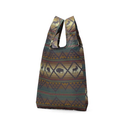 ペンドルトン PENDLETON エコバッグ レディース メンズ ブランド 軽量 軽い トートバッグ 折りたたみ ポーチ付き ショッパー コンパクト SHOPPER with POUCH PDT-000-263031 （オリーブドラブ）｜詳細画像