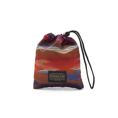 ペンドルトン PENDLETON エコバッグ レディース メンズ ブランド 軽量 軽い トートバッグ 折りたたみ ポーチ付き ショッパー コンパクト SHOPPER with POUCH PDT-000-263031 （レッド）｜詳細画像