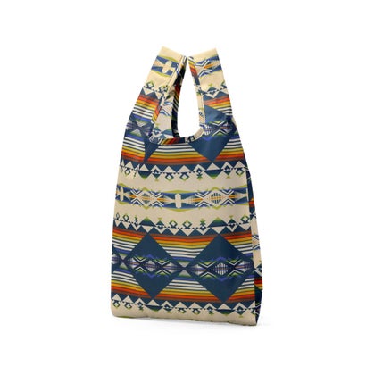 ペンドルトン PENDLETON エコバッグ レディース メンズ ブランド 軽量 軽い トートバッグ 折りたたみ ポーチ付き ショッパー コンパクト SHOPPER with POUCH PDT-000-263031 （ブルー）｜詳細画像