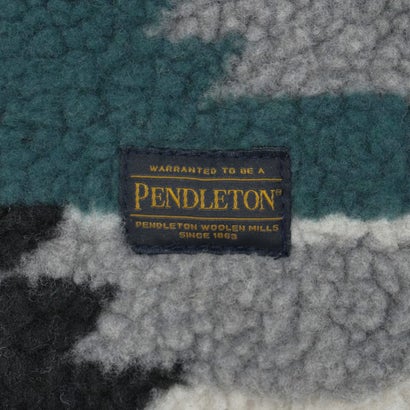 ペンドルトン PENDLETON 手袋 メンズ レディース ミトン 指なし ブランド 秋冬 秋 冬 防寒 暖かい おしゃれ かわいい カジュアル 幾何学模様 ボア ボア素材 BOA MITTENS PDT-000-263012 （ブラック）｜詳細画像