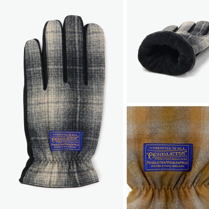 ペンドルトン PENDLETON 手袋 メンズ レディース スマホ対応 ブランド 秋冬 秋 冬 防寒 暖かい グローブ おしゃれ かわいい カジュアル チェック チェック柄 PLAID GROVES PDT-000-263006 （ベージュ）｜詳細画像