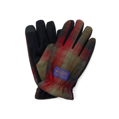 ペンドルトン PENDLETON 手袋 メンズ レディース スマホ対応 ブランド 秋冬 秋 冬 防寒 暖かい グローブ おしゃれ かわいい カジュアル チェック チェック柄 PLAID GROVES PDT-000-263006 （レッド）｜詳細画像