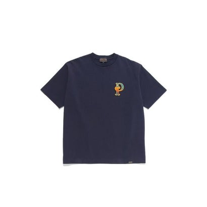S/S EMB Tee (Unisex) （10068 Navy）｜詳細画像