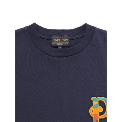 S/S EMB Tee (Unisex) （10068 Navy）｜詳細画像