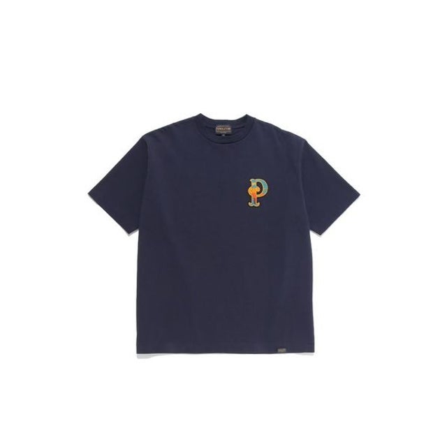 S/S EMB Tee (Unisex) （10068 Navy）