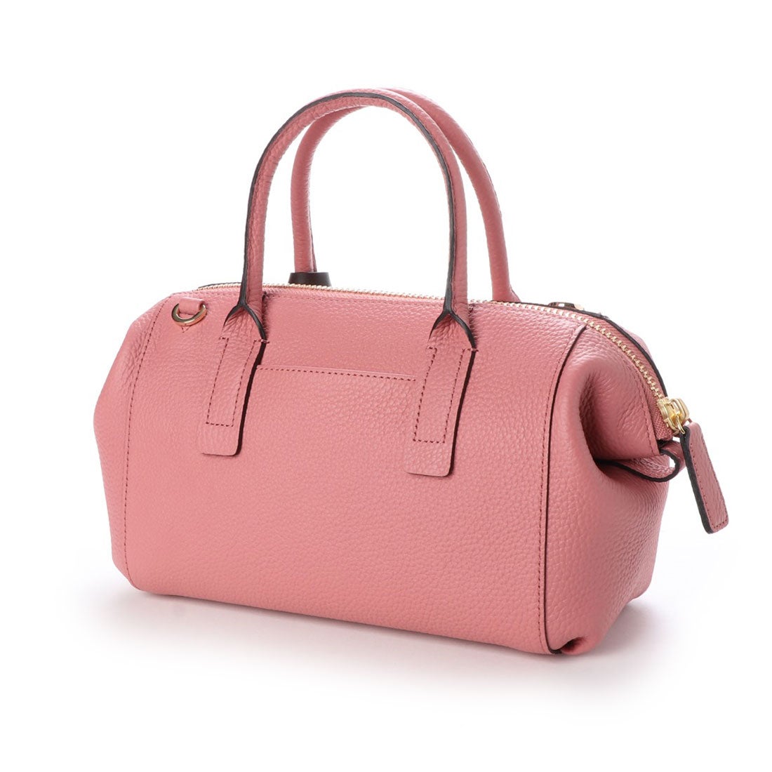 ペレボルサ PELLE BORSA 2WAYハンドバッグ （コーラルピンク 