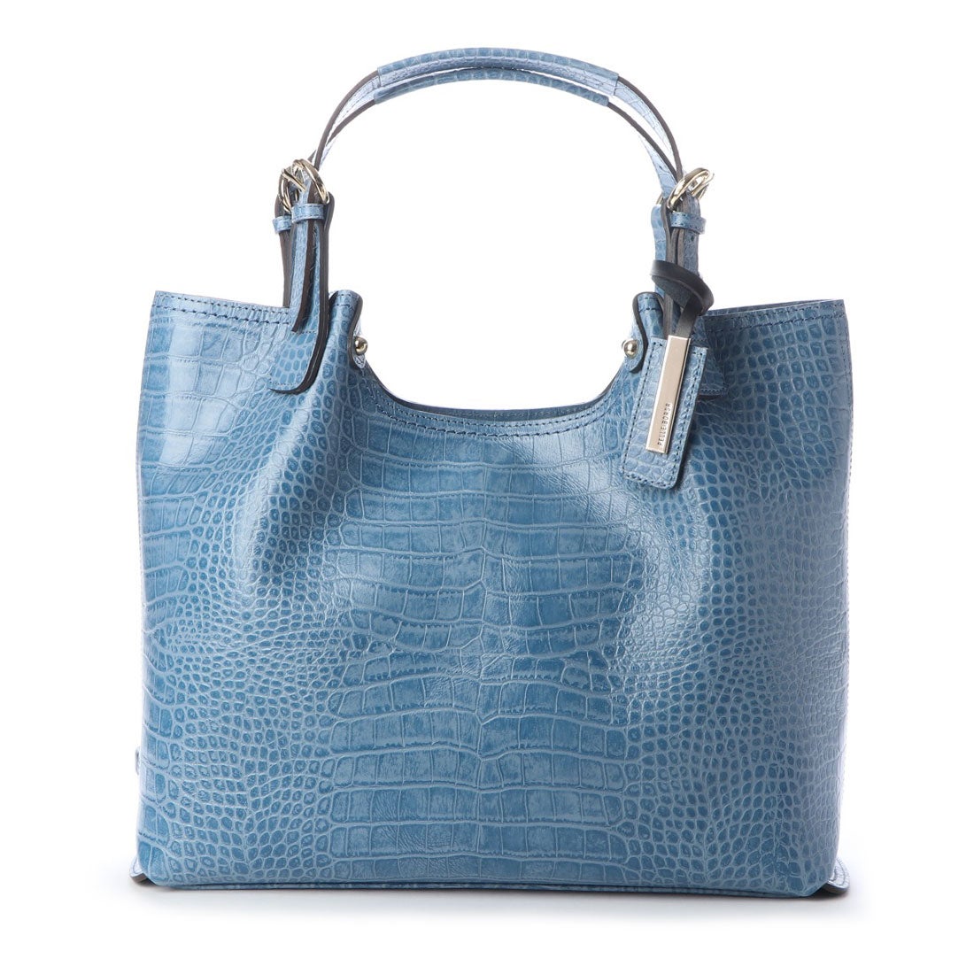 ペレボルサ PELLE BORSA トートバッグ （ブルー） -アウトレット通販 
