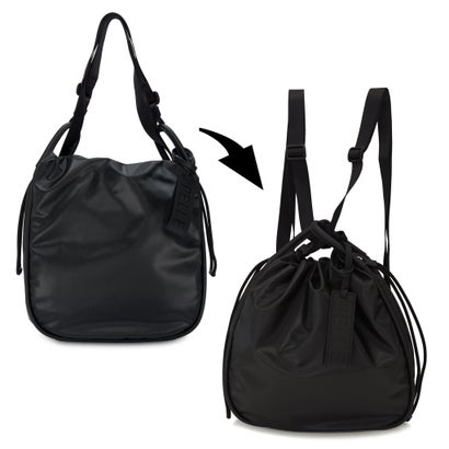 ペレボルサ PELLE BORSA 3WAYリュック （ブラック）｜詳細画像