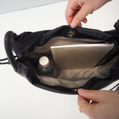 ペレボルサ PELLE BORSA 3WAYリュック （ブラック）｜詳細画像