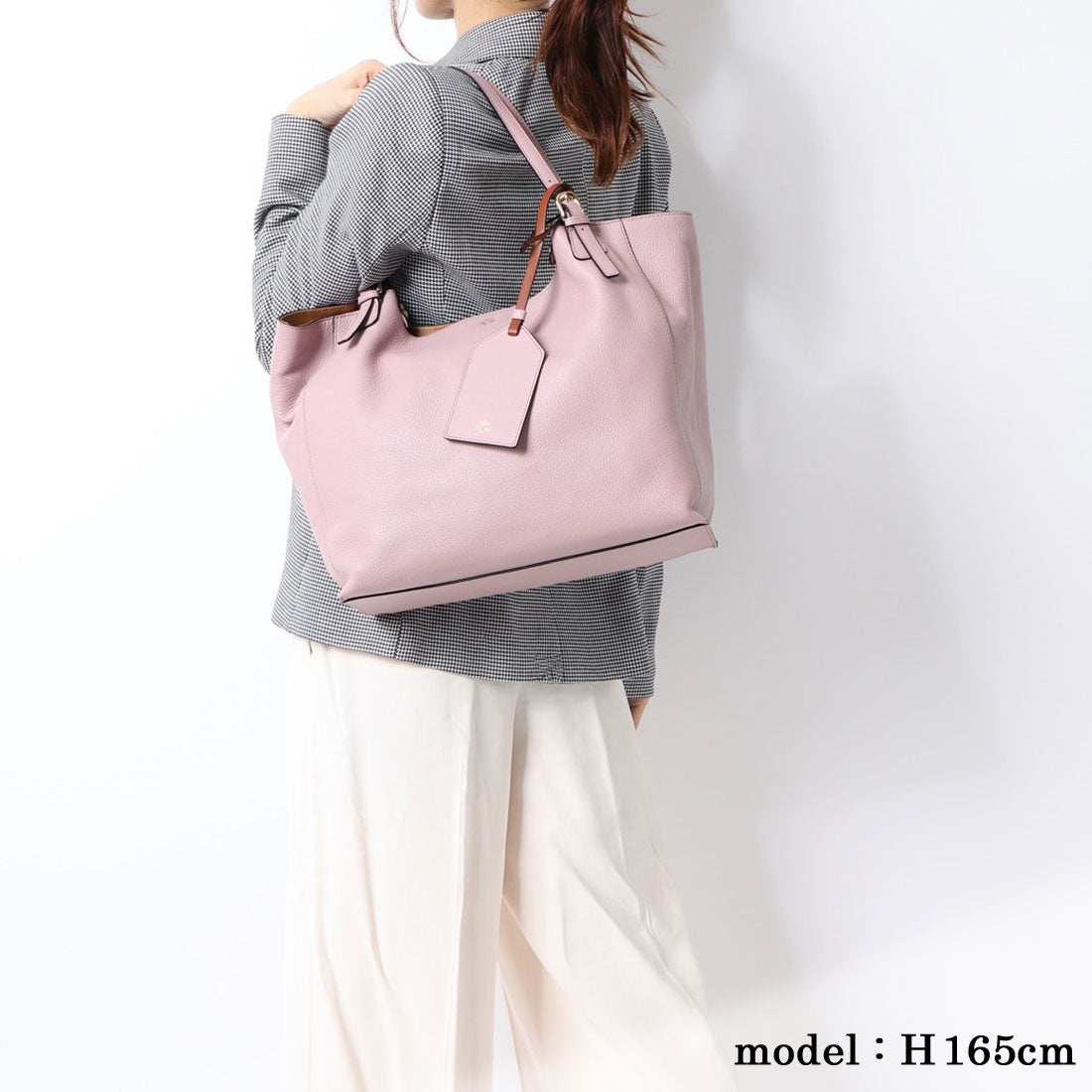 ペレボルサ PELLE BORSA トートバッグ （ピンク） -ファッション通販 
