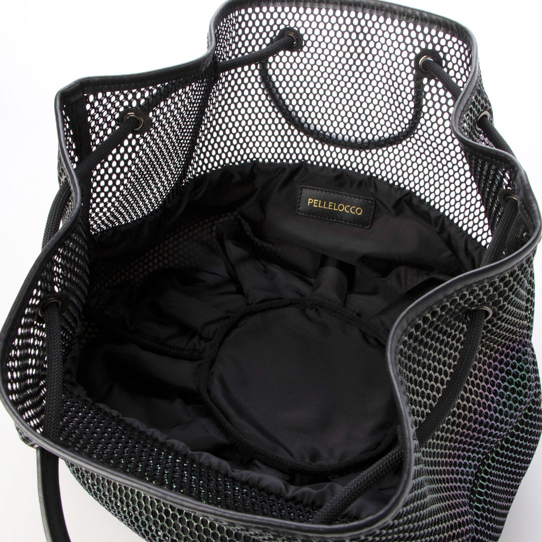 ペレボルサ PELLE BORSA 巾着バッグ （ブラック） - ファッション通販 