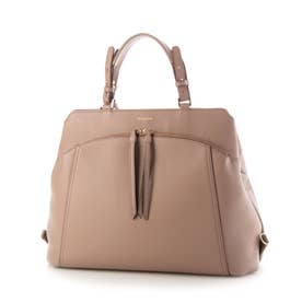 ペレボルサ PELLE BORSA 3WAYリュック （ベージュ） -アウトレット 