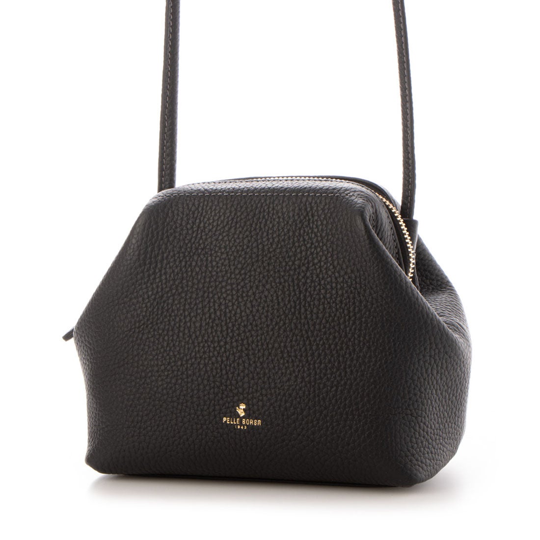 ペレボルサ PELLE BORSA ショルダーバッグ （ブラック 