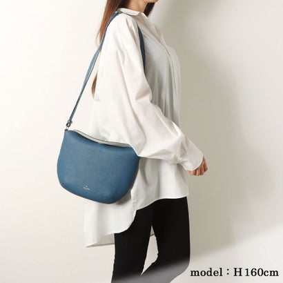 ペレボルサ PELLE BORSA 「レネット」ショルダーバッグ （ミントグリーン）日本製｜詳細画像