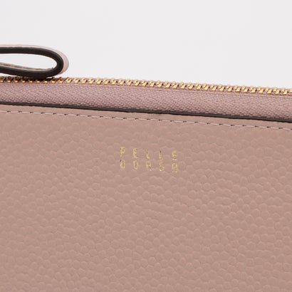 ペレボルサ PELLE BORSA 「フィーネグッズ」短い長財布 （ペールピンク）｜詳細画像