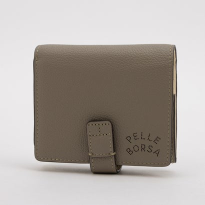 ペレボルサ PELLE BORSA 二つ折り財布 （サンド）｜詳細画像