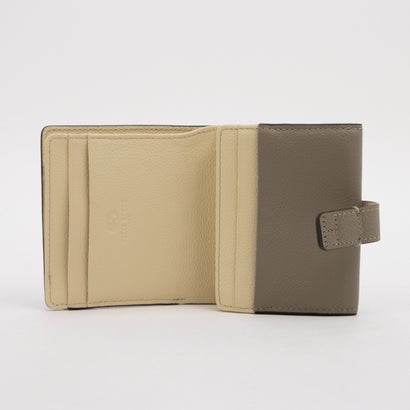 ペレボルサ PELLE BORSA 二つ折り財布 （サンド）｜詳細画像