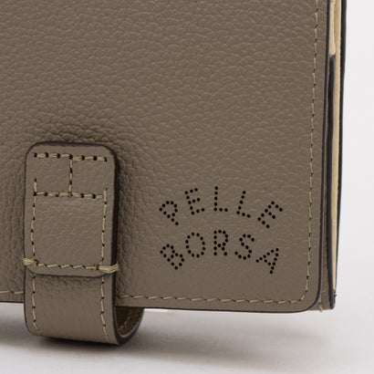 ペレボルサ PELLE BORSA 二つ折り財布 （サンド）｜詳細画像