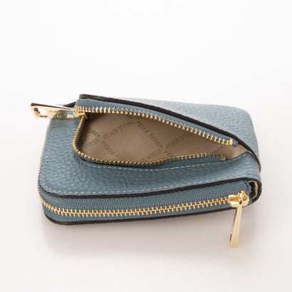 ペレボルサ PELLE BORSA ミニL字財布 （ブルーグレー）｜詳細画像