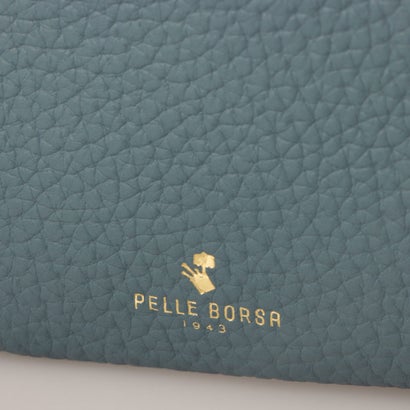 ペレボルサ PELLE BORSA ミニL字財布 （ブルーグレー）｜詳細画像