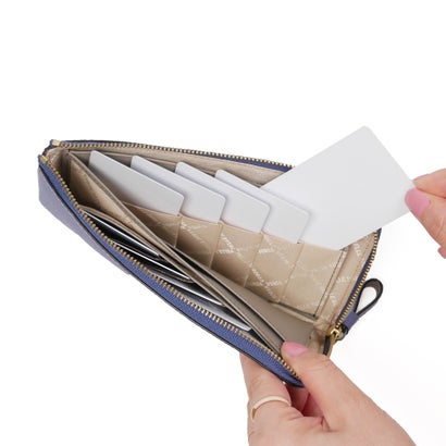「フィーネグッズ」短い長財布 （トープ）｜詳細画像