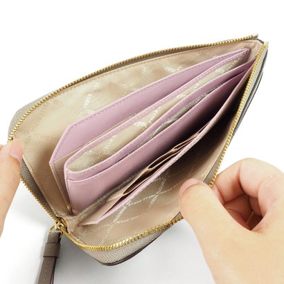 「フィーネグッズ」短い長財布 （トープ）｜詳細画像