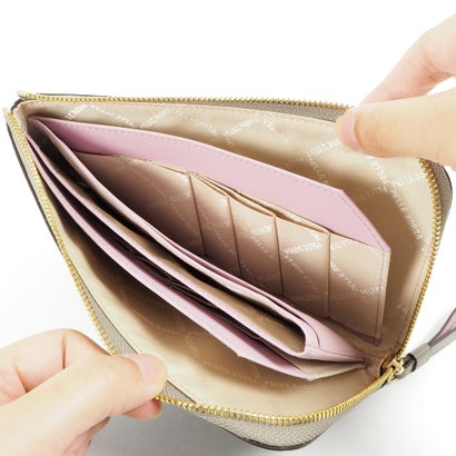 「フィーネグッズ」短い長財布 （トープ）｜詳細画像