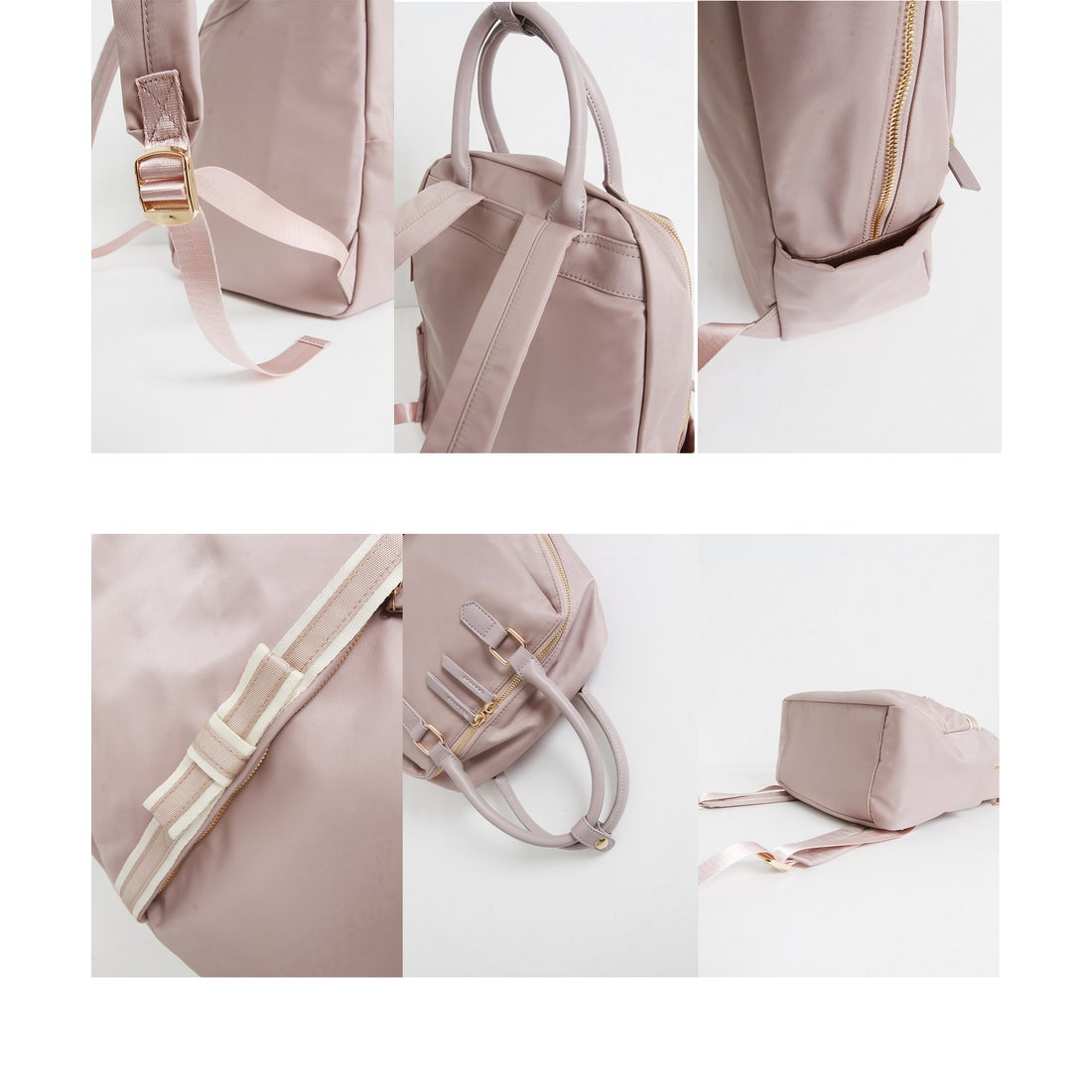 トッコクローゼット tocco closet 配色リボン付きワーク&マザー2WAY 