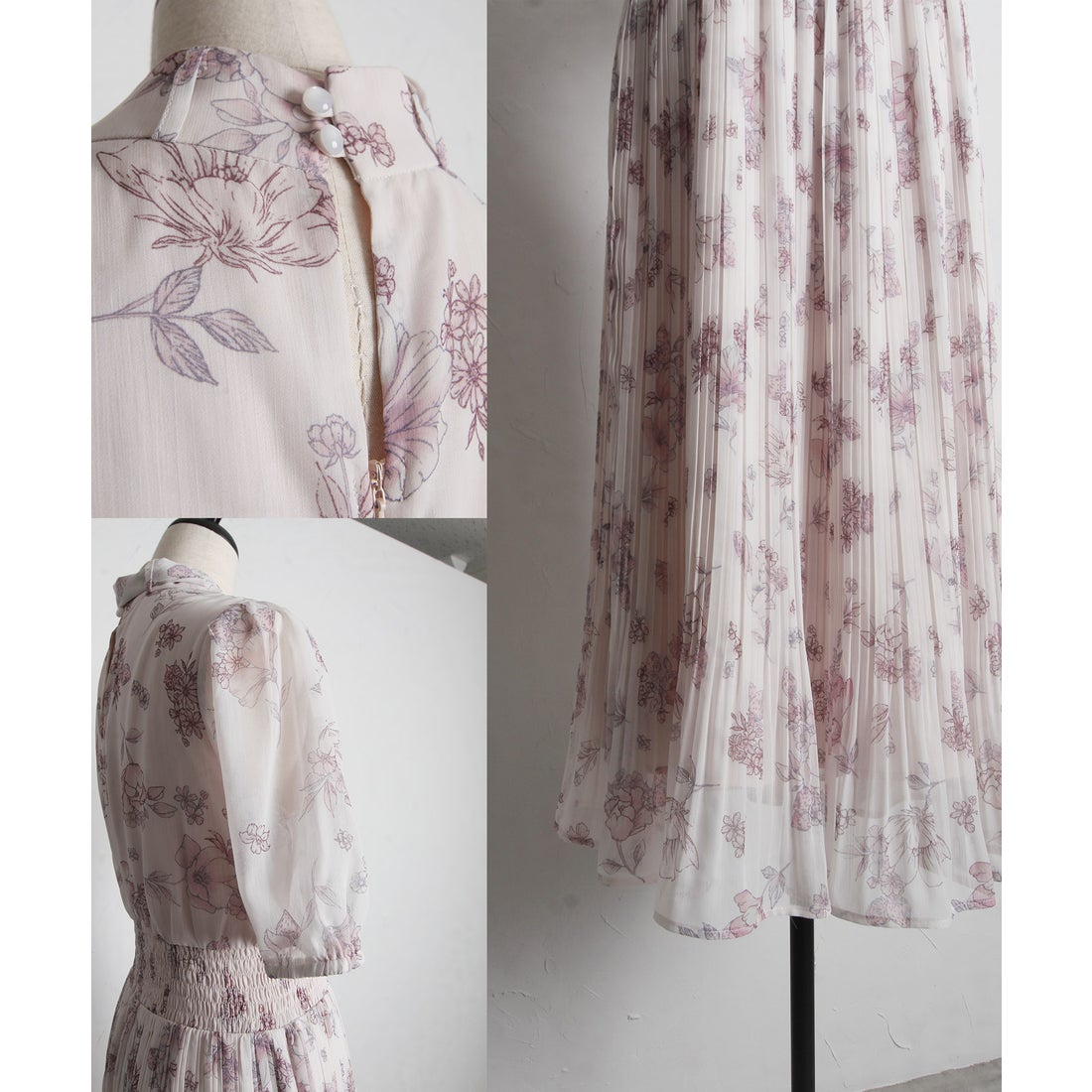 トッコクローゼット tocco closet 2WAYボウタイリボン付きストロベリー