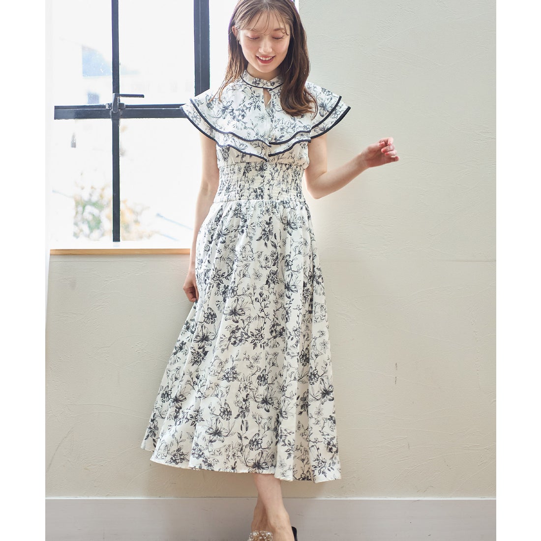 トッコクローゼット tocco closet フォックス＆フラワートワルドジュイ 
