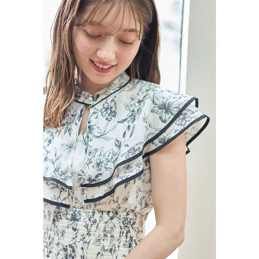 トッコクローゼット tocco closet フォックス＆フラワートワルドジュイ 