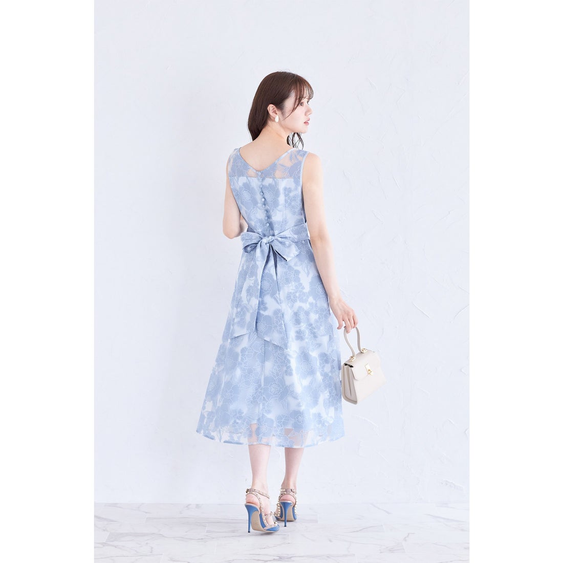 トッコ クローゼット リュクス tocco closet luxe 後ろリボン＆飾り釦 