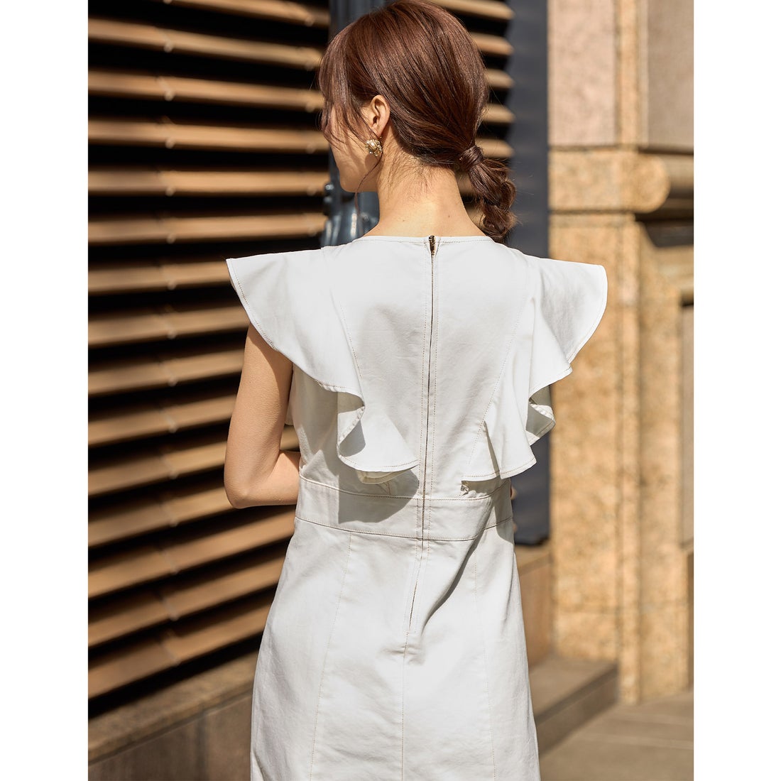 トッコ クローゼット リュクス tocco closet luxe ラッフルフリル付き 