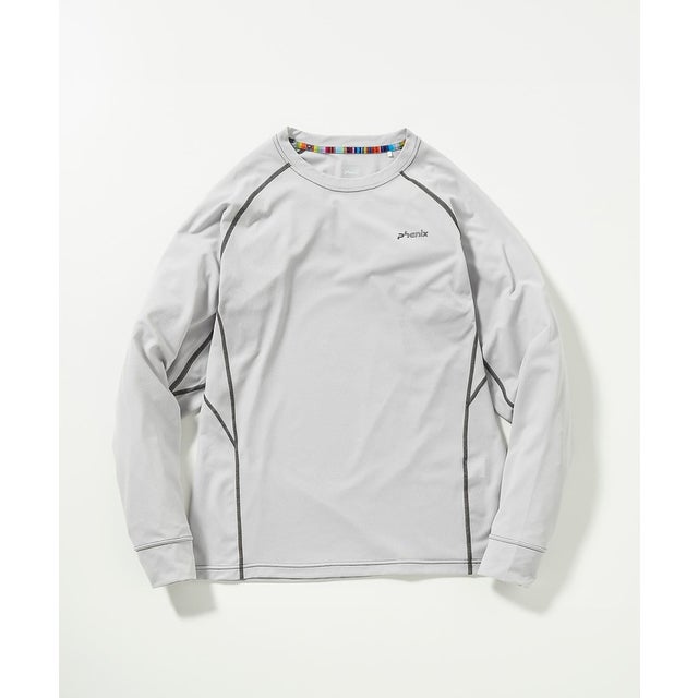 /メンズ/CREW NECK LONG SLEEVE T-SHIRTS Men （GRAY）