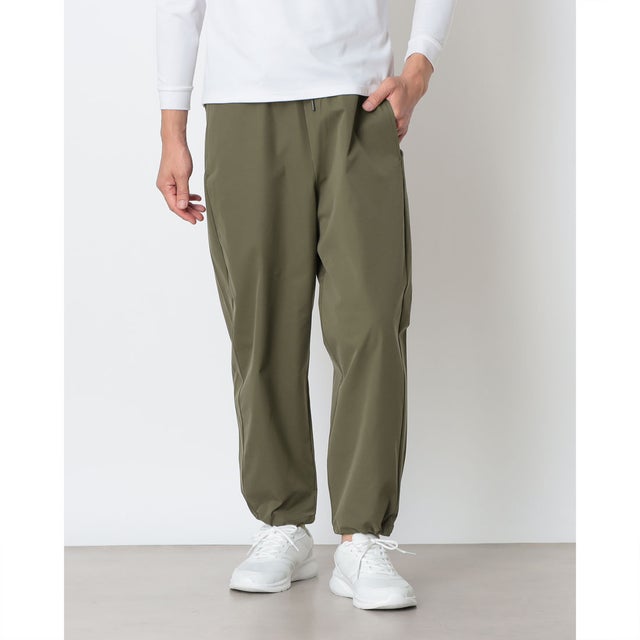 トレッキング ロングパンツ ALEART PANTS:EASY WIDE ALL PURPOSE POU26PA79 （KHAKI）