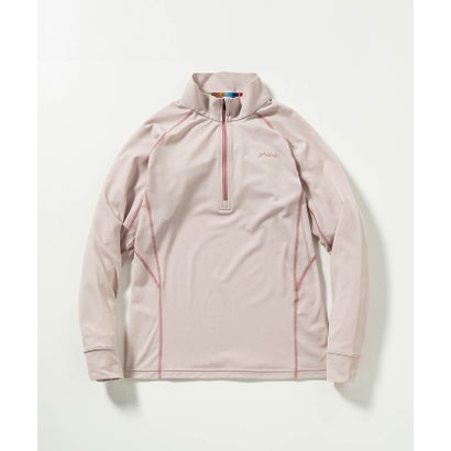フェニックス/レディス/HARLF ZIP LONG SLEEVE T-SHIRTS Women （PINK）｜詳細画像