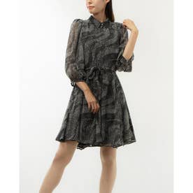 Miriam Spot Dress （Black/Ivory）