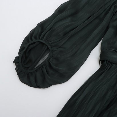 Lucie Green Striped Dress （Green）｜詳細画像