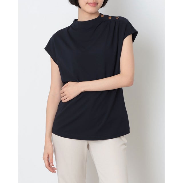 Paige Ponte Top （Navy）